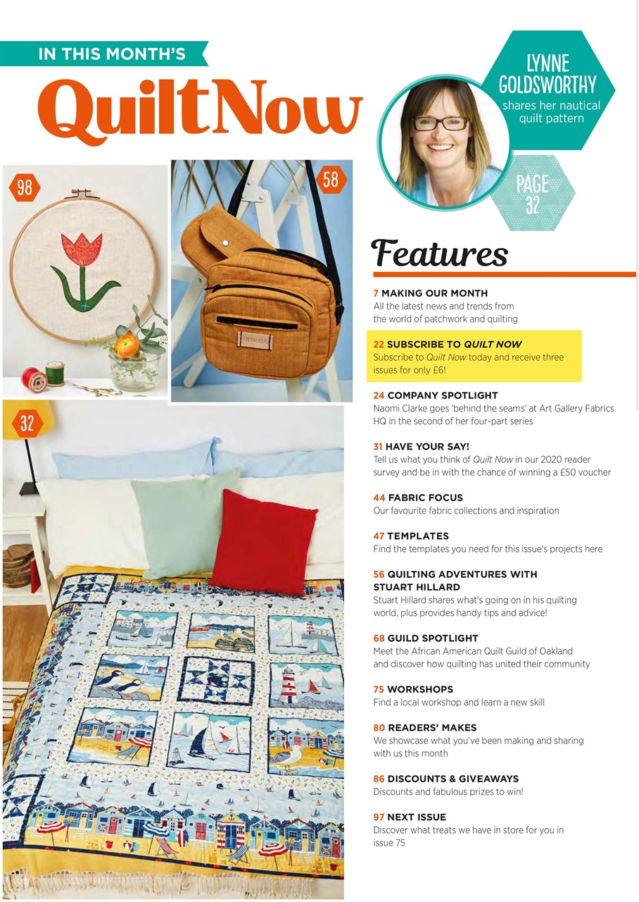 Quilt Now Preview Pages