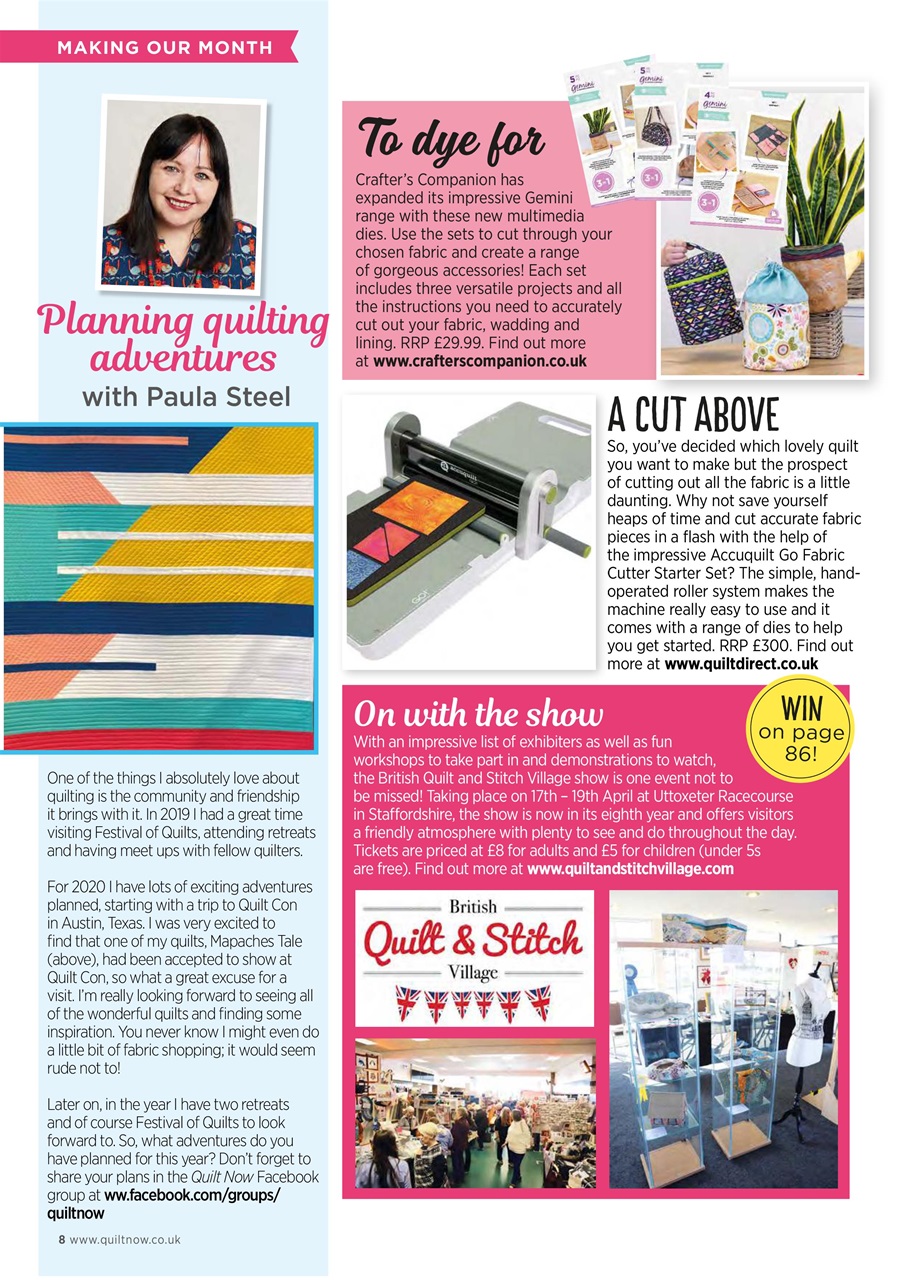 Quilt Now Preview Pages