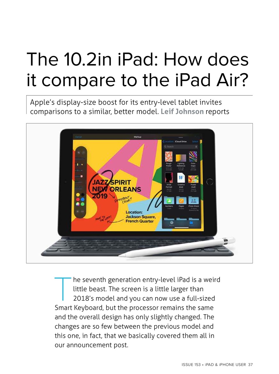 iPad and iPhone User Preview Pages