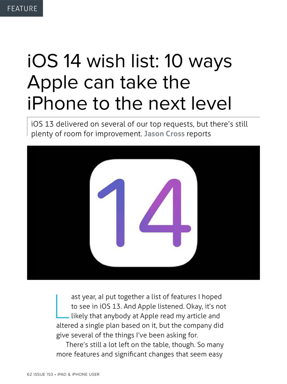 iPad and iPhone User Preview Pages