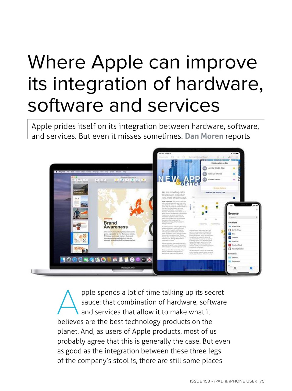 iPad and iPhone User Preview Pages