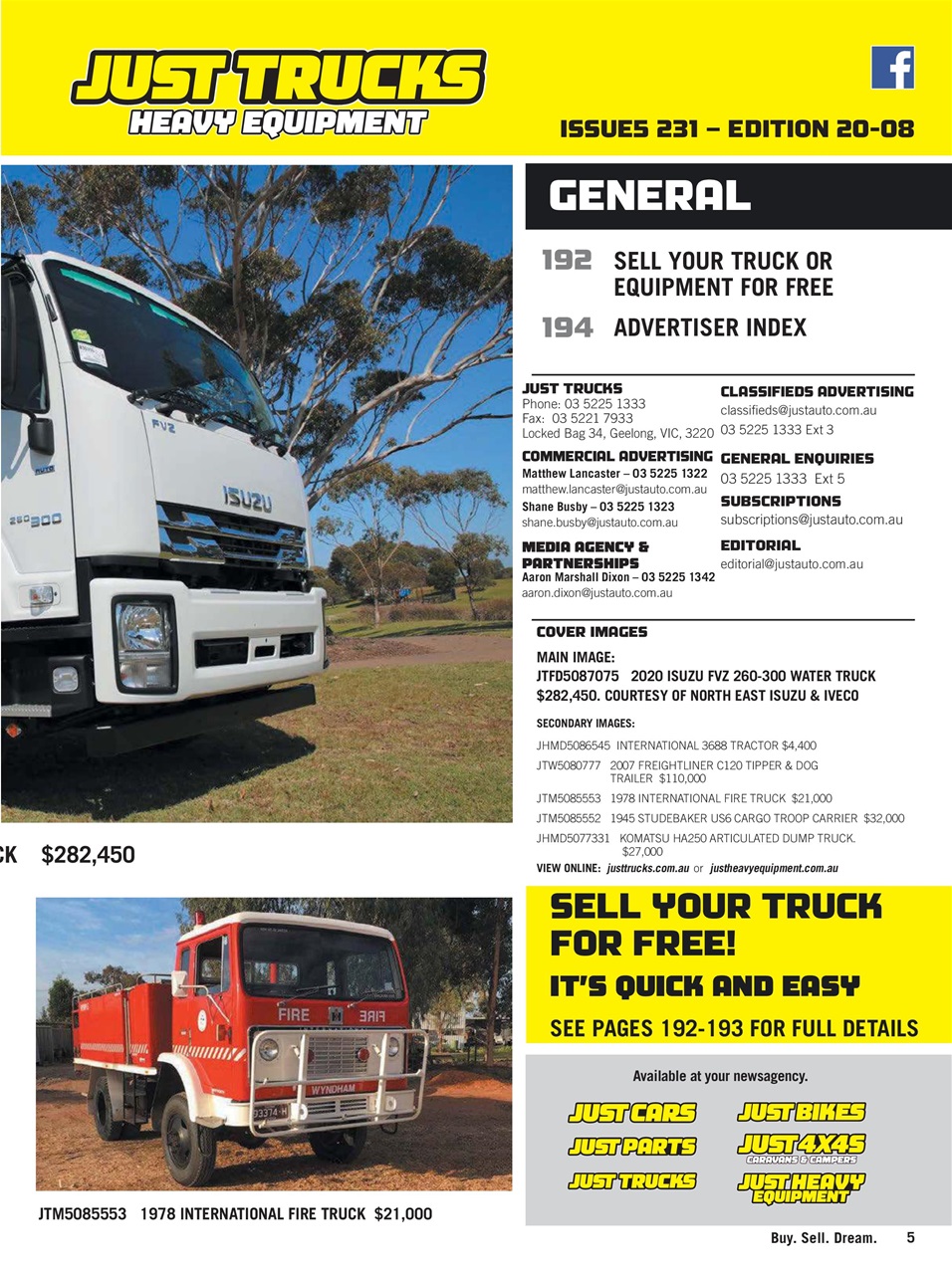 JUST TRUCKS Preview Pages