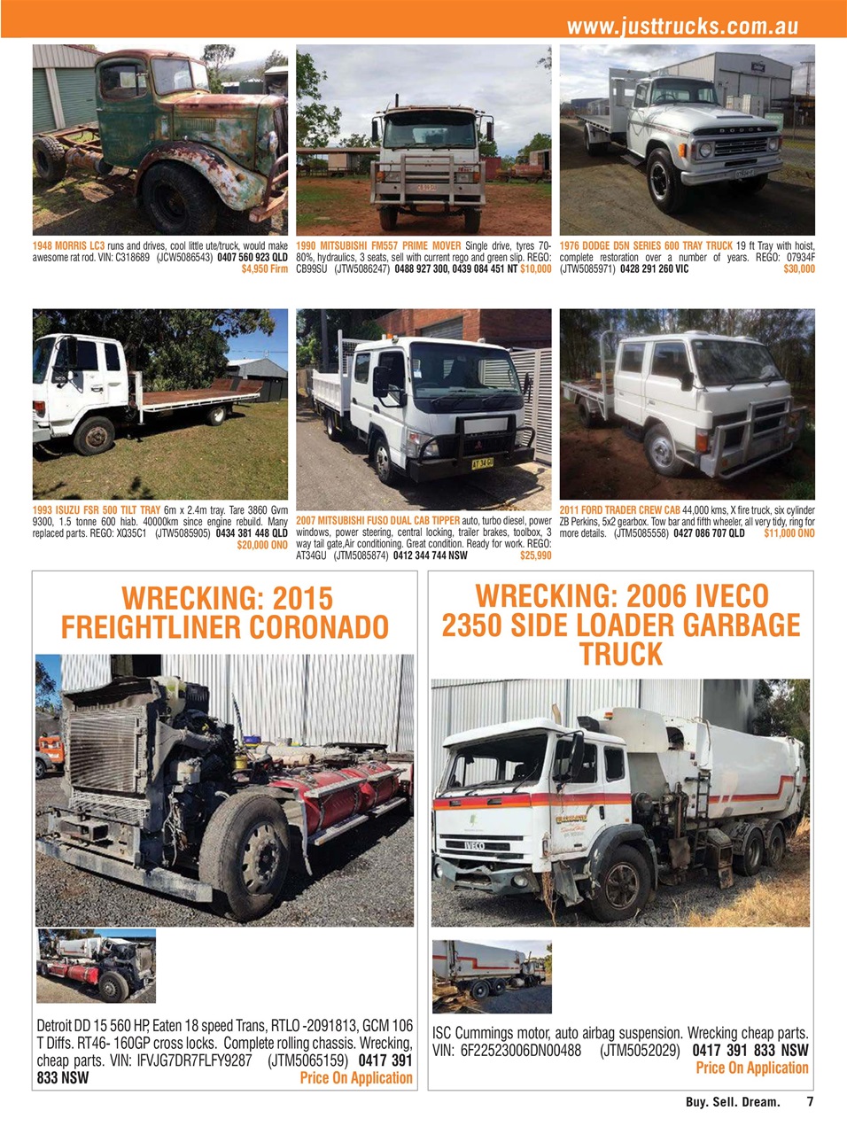 JUST TRUCKS Preview Pages