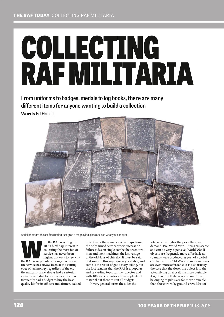 RAF & Militaria History Preview Pages