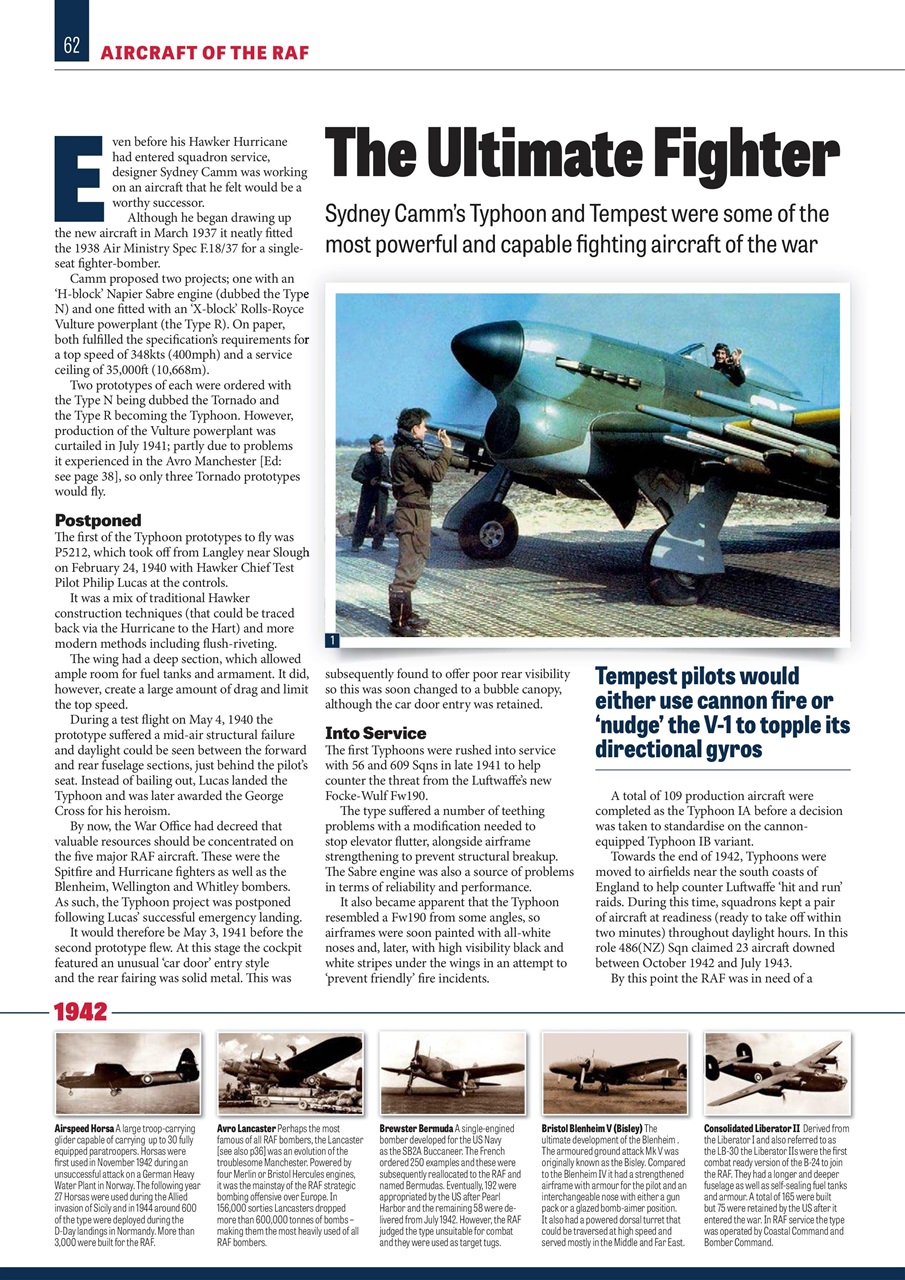 Aircraft of the RAF Preview Pages