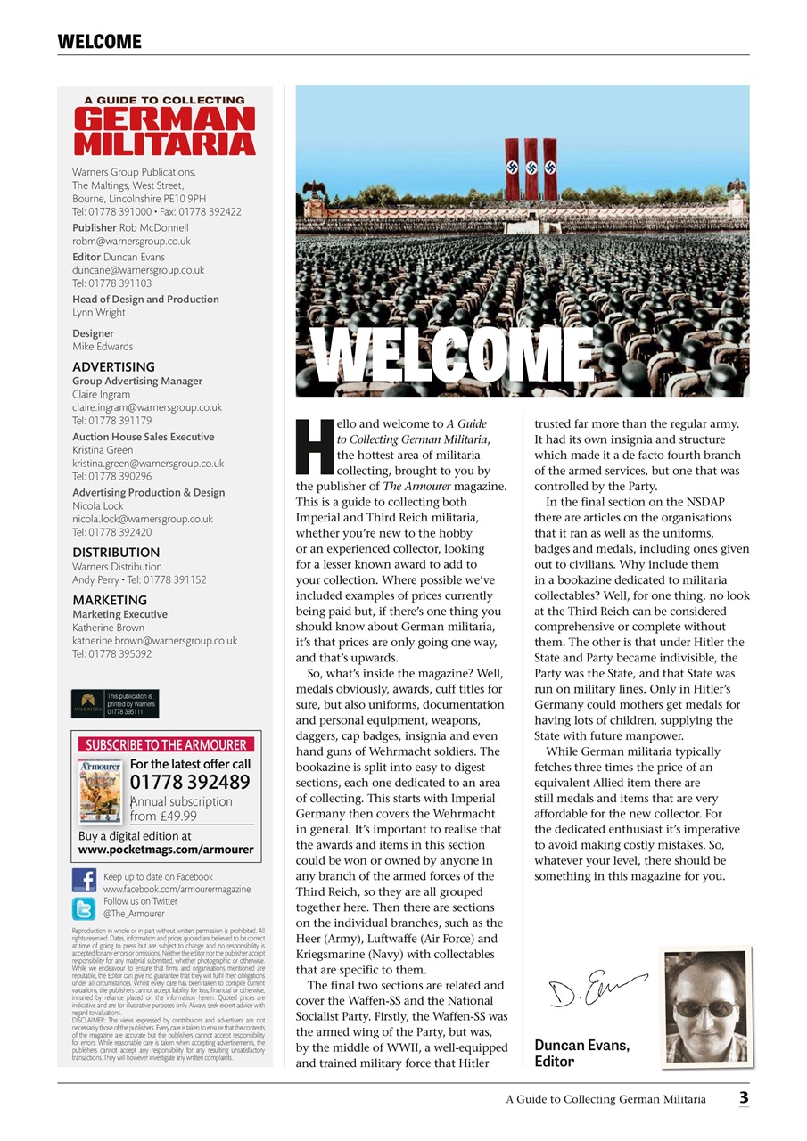 RAF & Militaria History Preview Pages