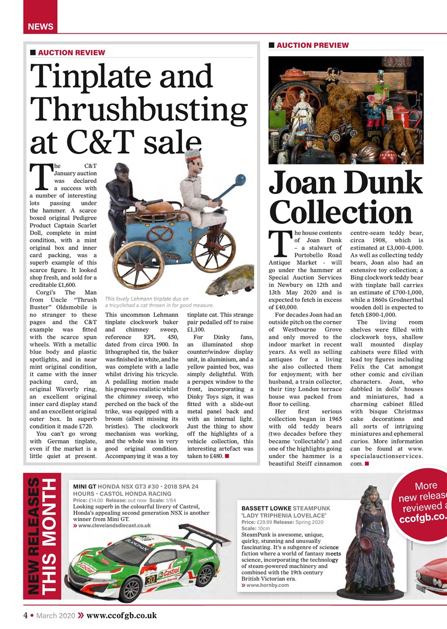 Collectors Gazette Preview Pages