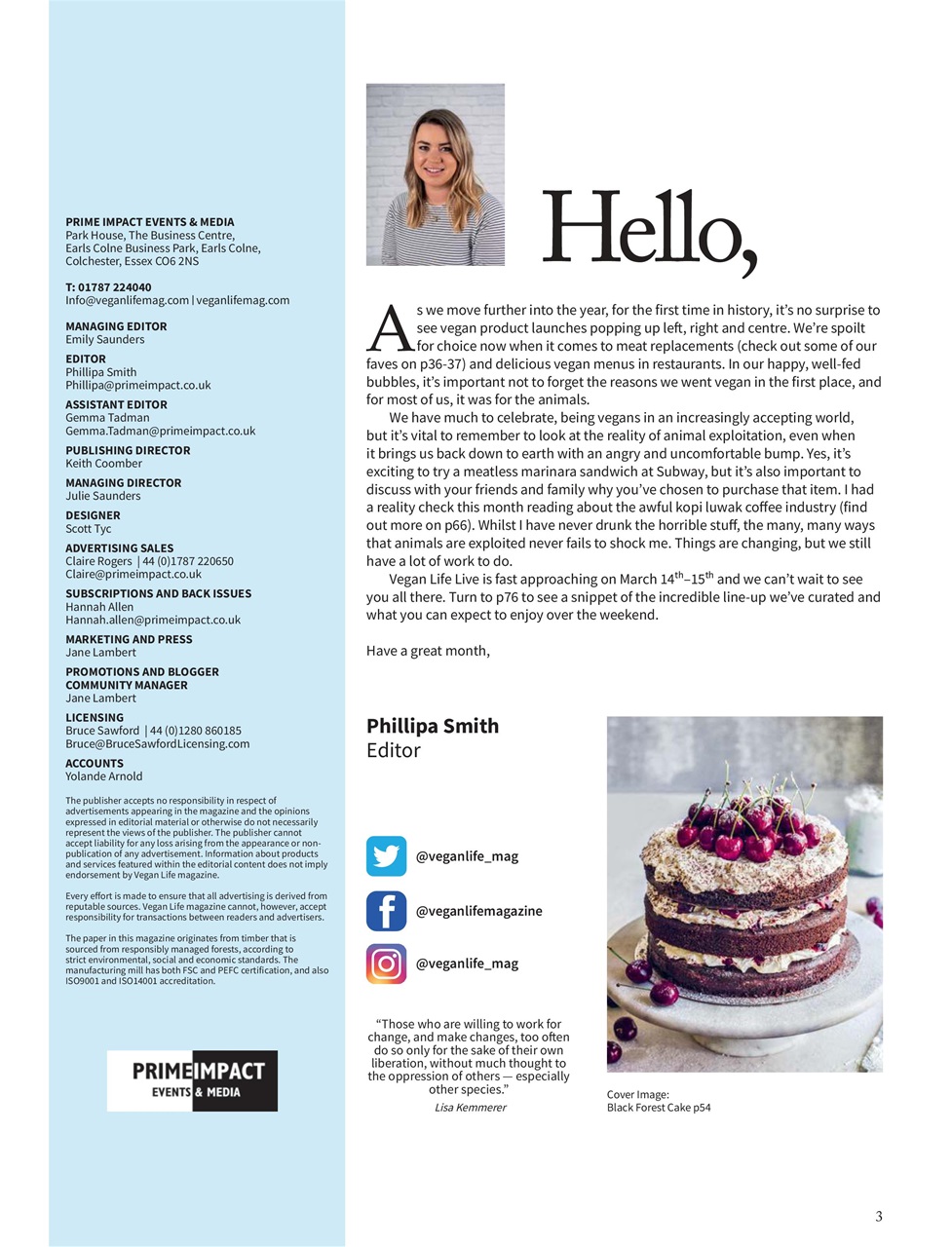 Vegan Life Preview Pages