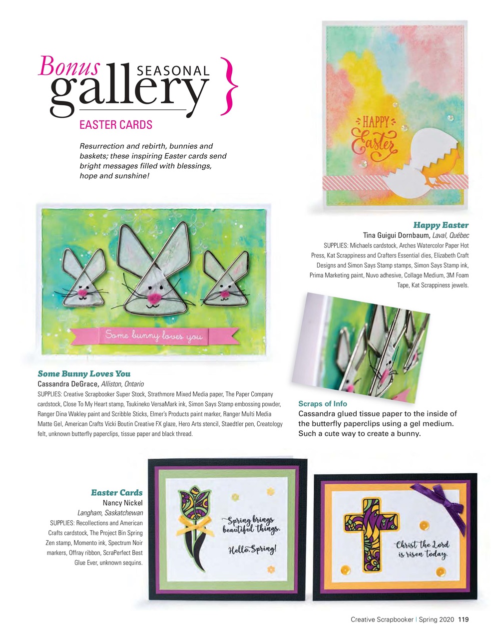 Creative Scrapbooker Preview Pages