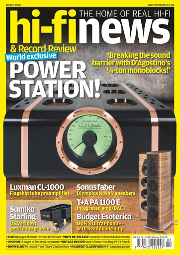 Hi-Fi News issue 