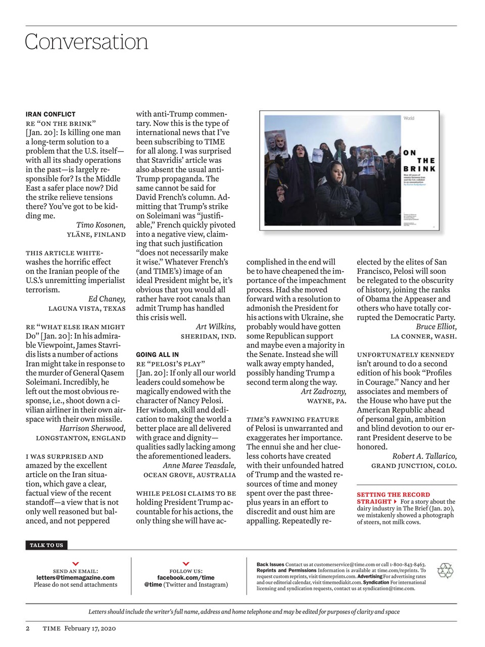 TIME Magazine Europe Preview Pages