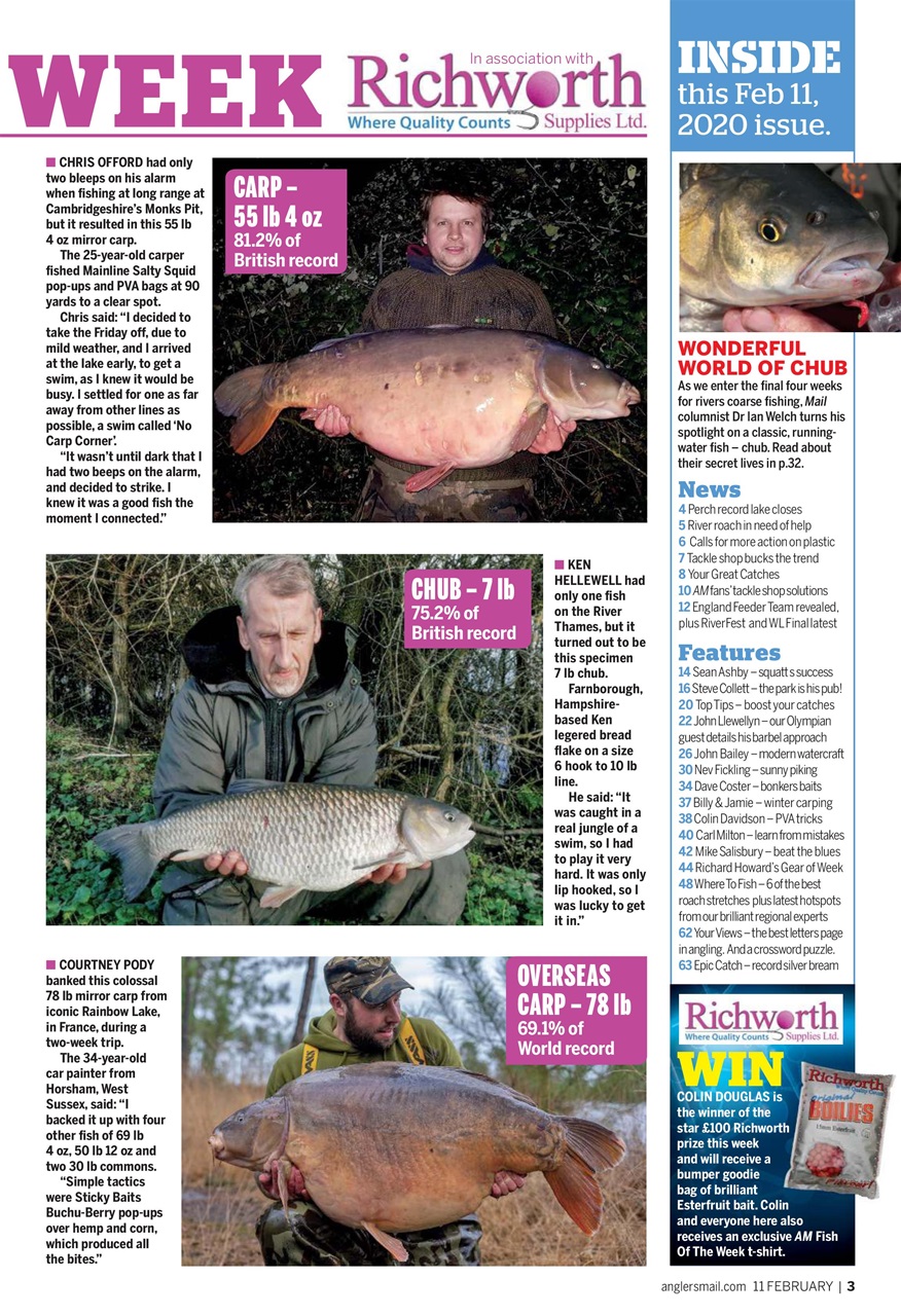 Anglers Mail Preview Pages