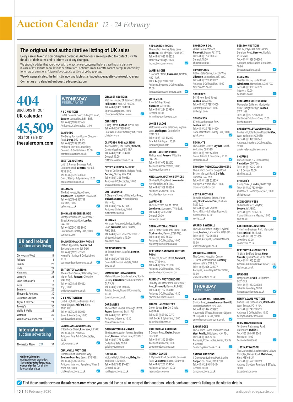 Antiques Trade Gazette Preview Pages