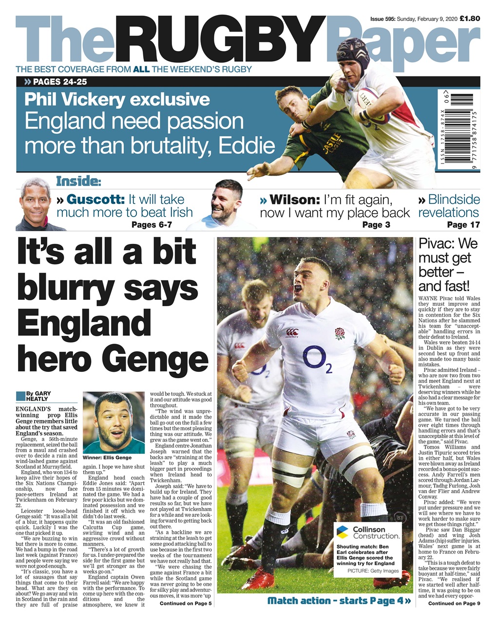 The Rugby Paper Preview Pages