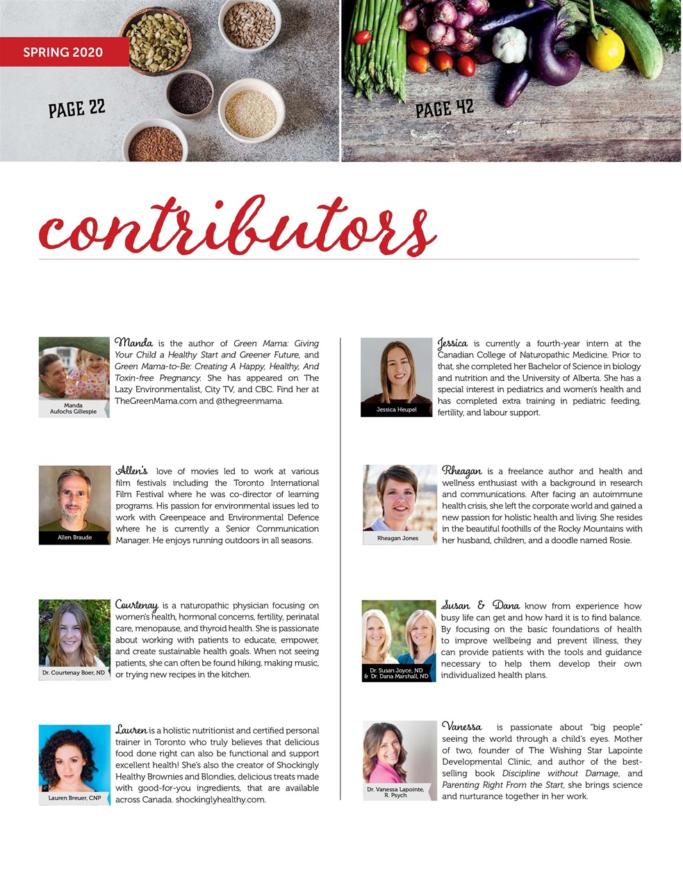 Ecoparent Magazine Preview Pages