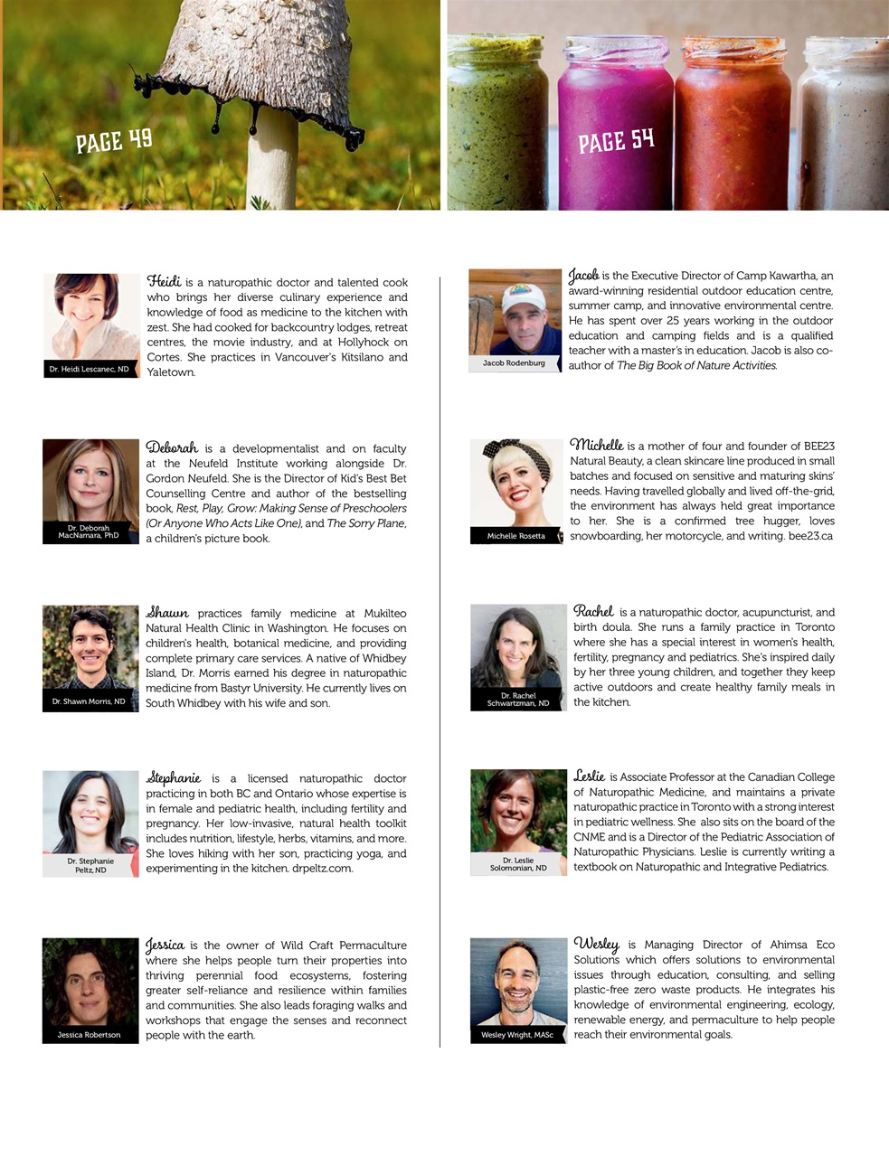 Ecoparent Magazine Preview Pages