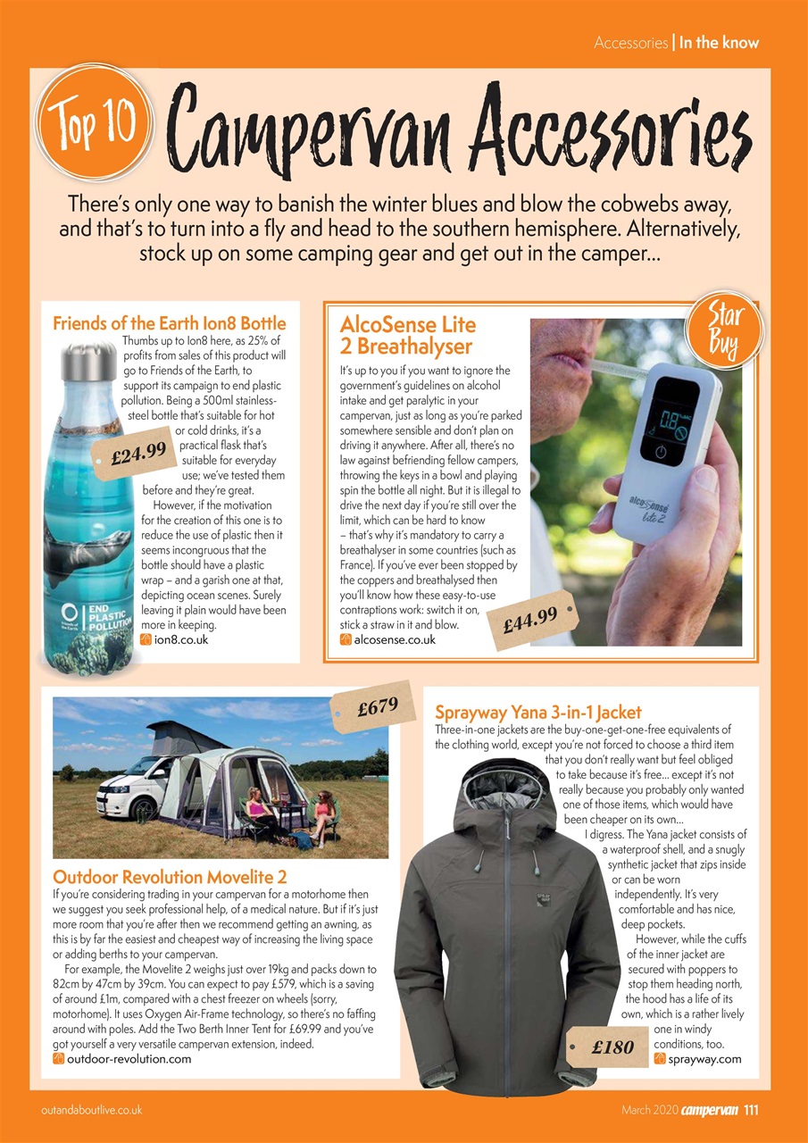 Campervan Preview Pages