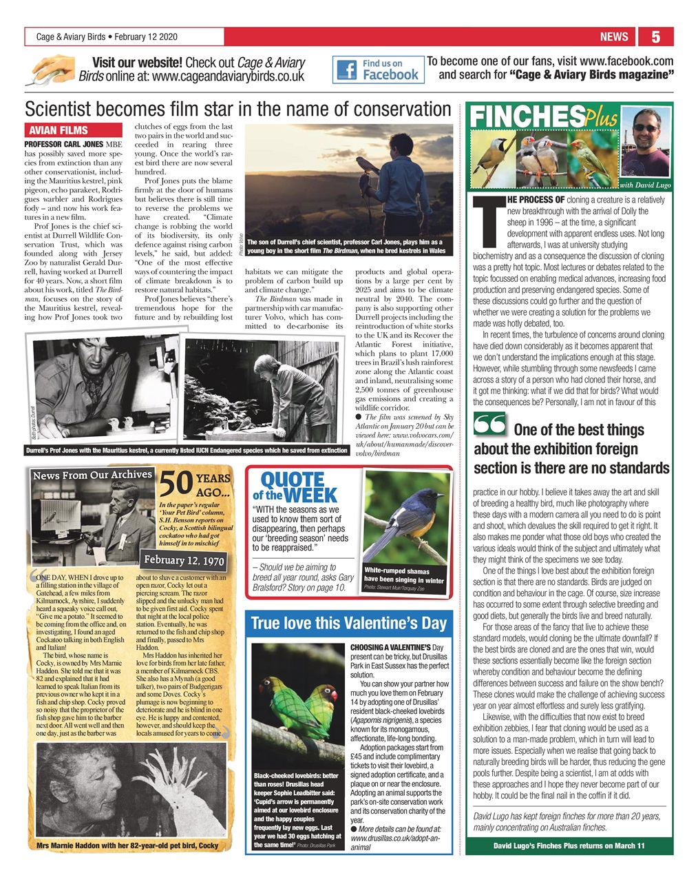 Cage & Aviary Birds Preview Pages