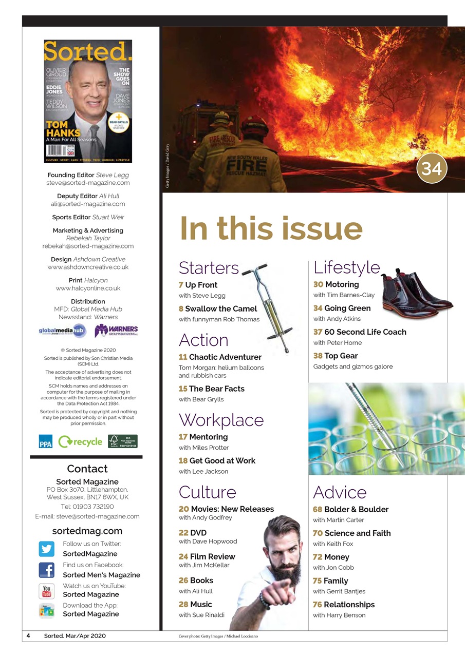 Sorted Magazine – The men's mag with morals Preview Pages