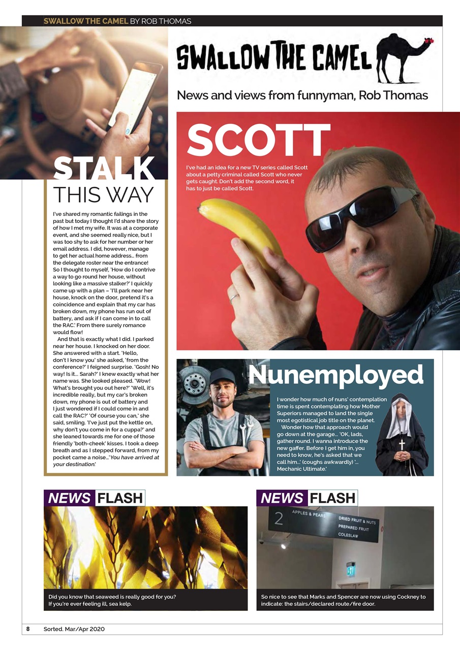 Sorted Magazine – The men's mag with morals Preview Pages