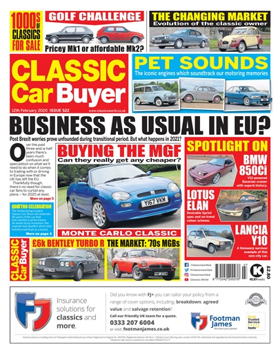 Classic Car Buyer issue 