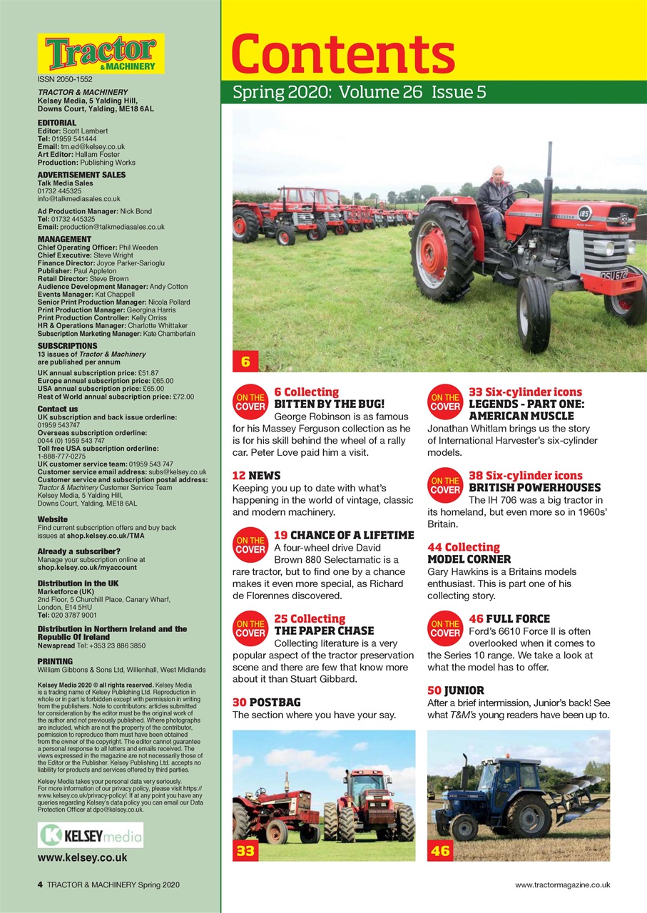 Tractor & Machinery Preview Pages