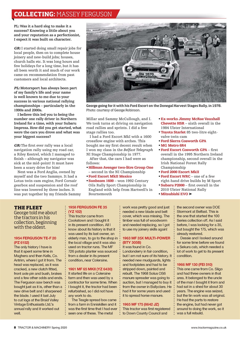 Tractor & Machinery Preview Pages