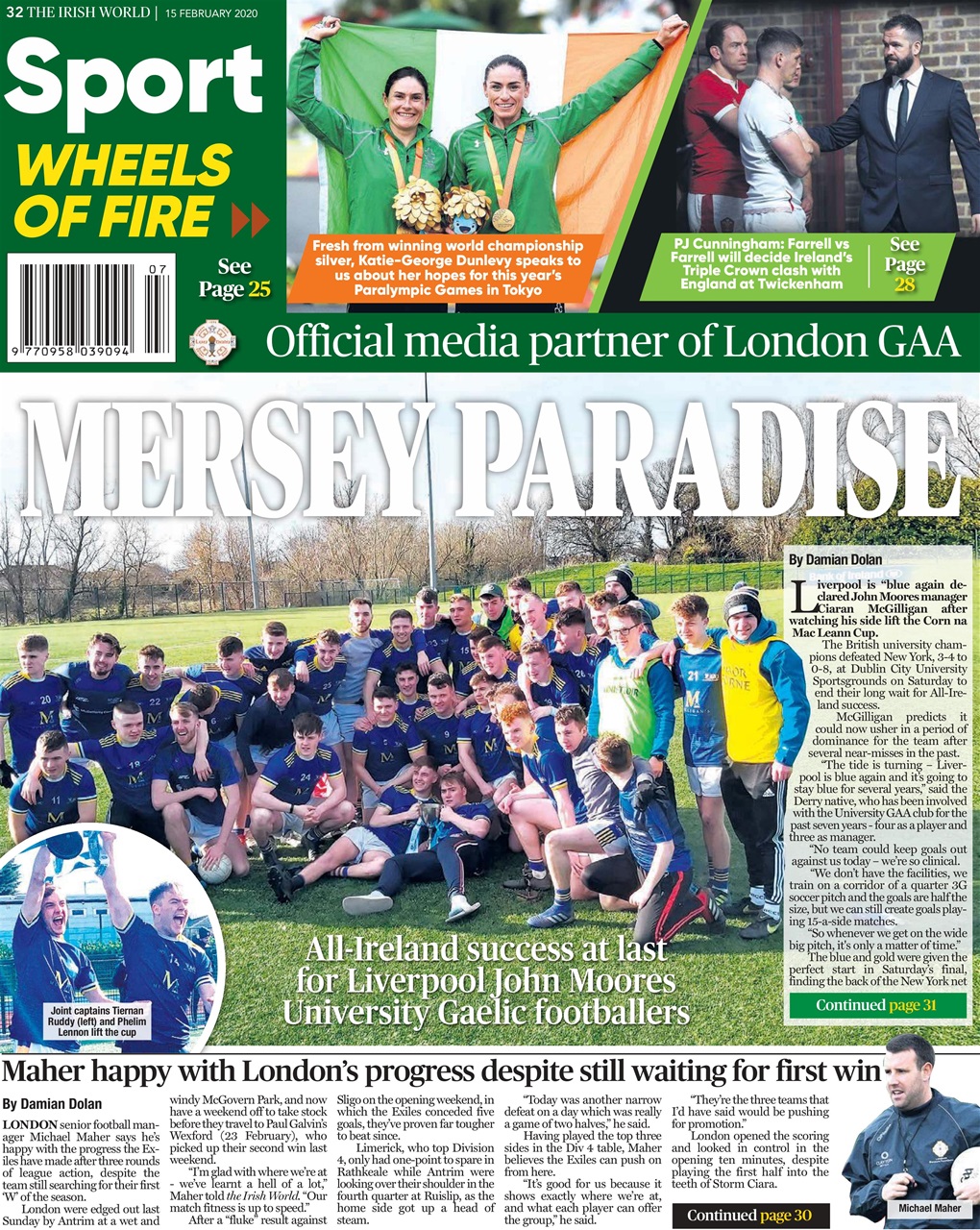 Irish World Preview Pages