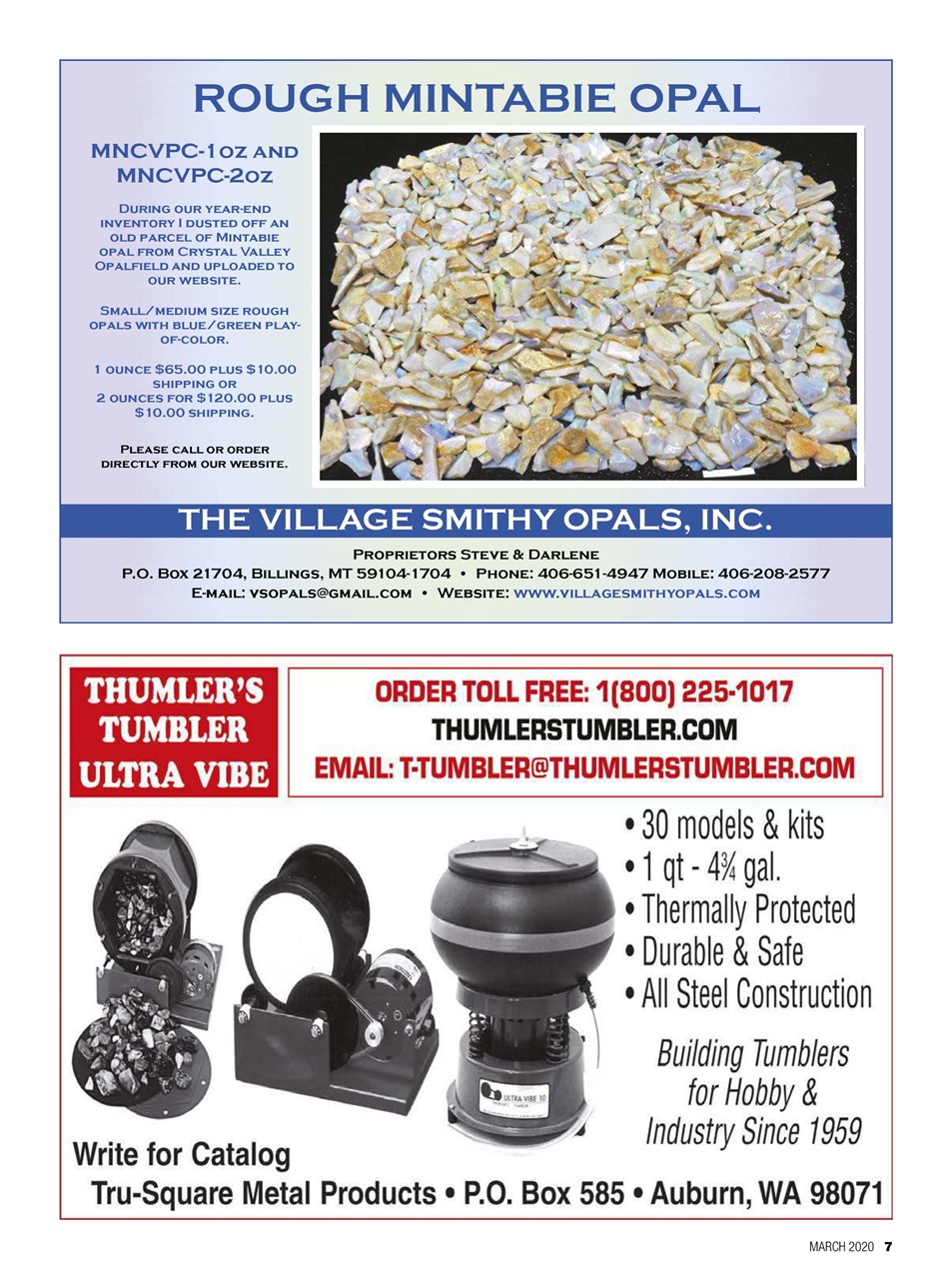 Rock&Gem Magazine Preview Pages