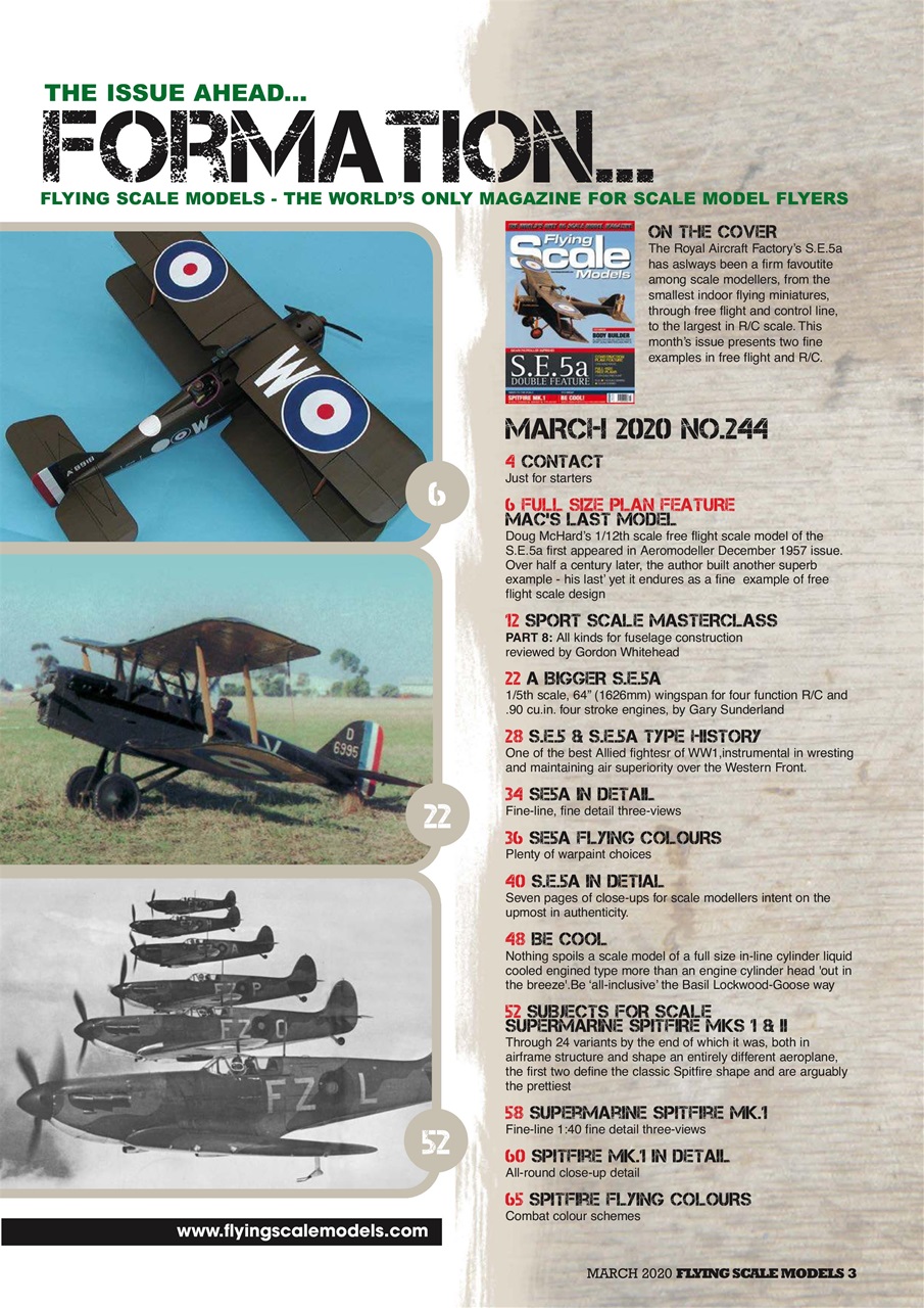 Radio Control Model Flyer Preview Pages