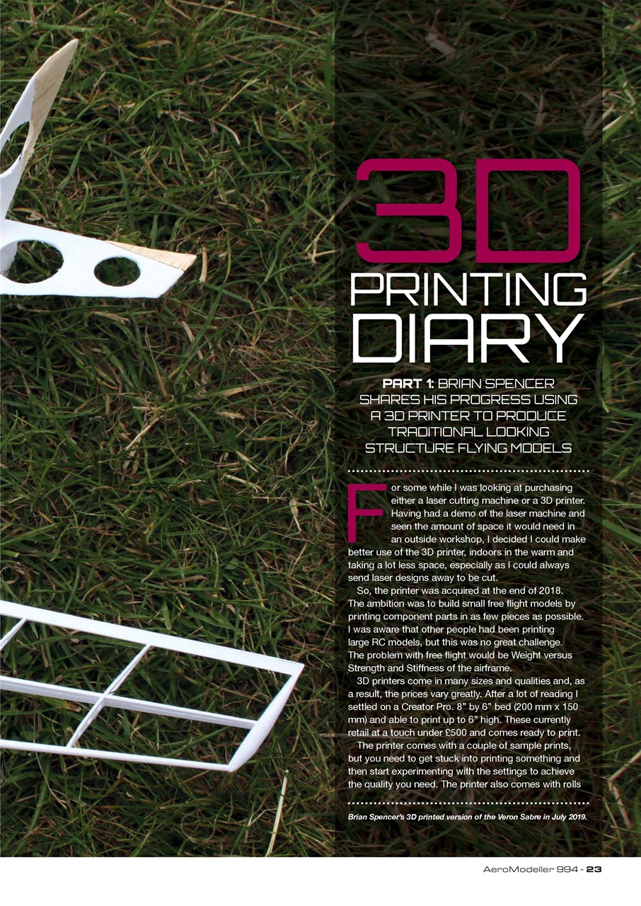 AeroModeller Preview Pages