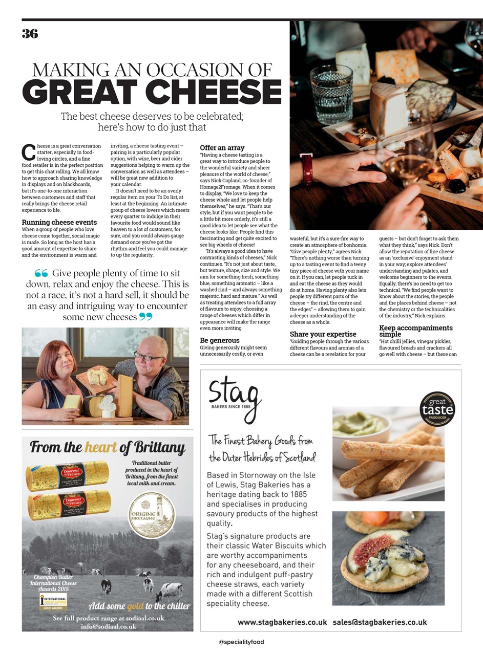 Speciality Food Preview Pages