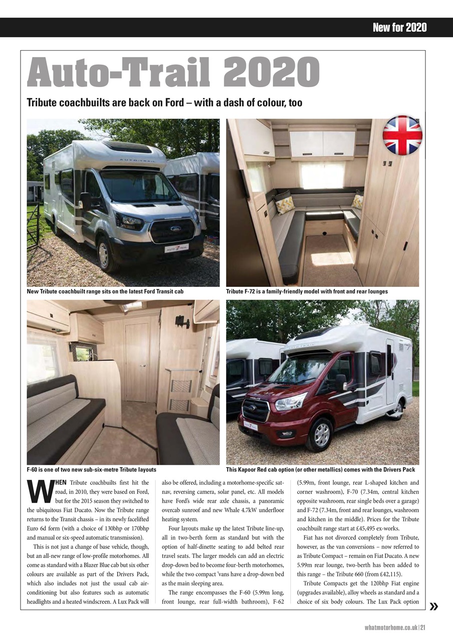 What Motorhome magazine Preview Pages