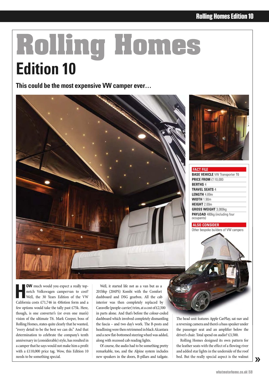 What Motorhome magazine Preview Pages