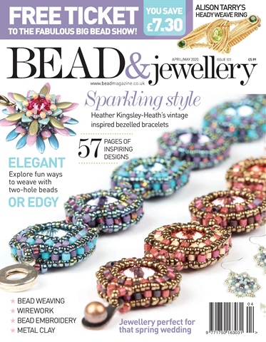 Bead & Jewellery Magazine issue April/May 2020