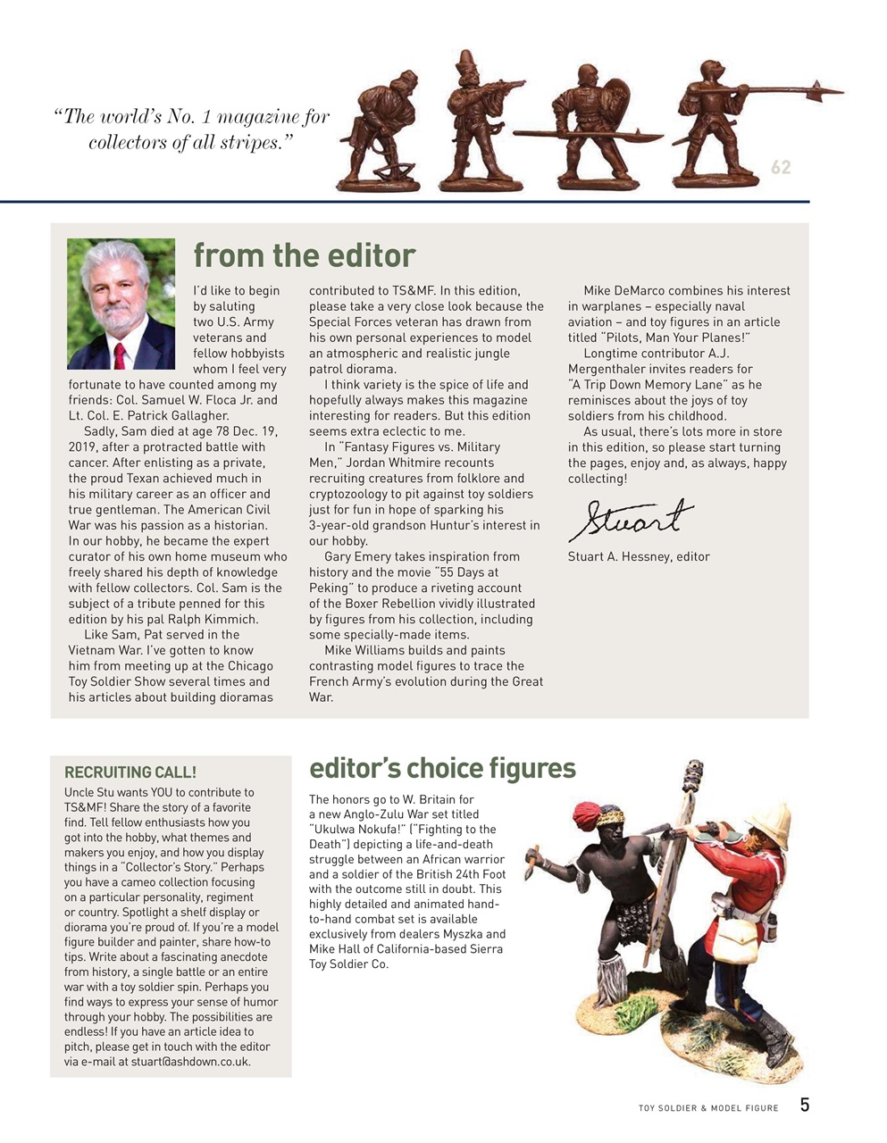 Toy Soldier & Model Figure Preview Pages