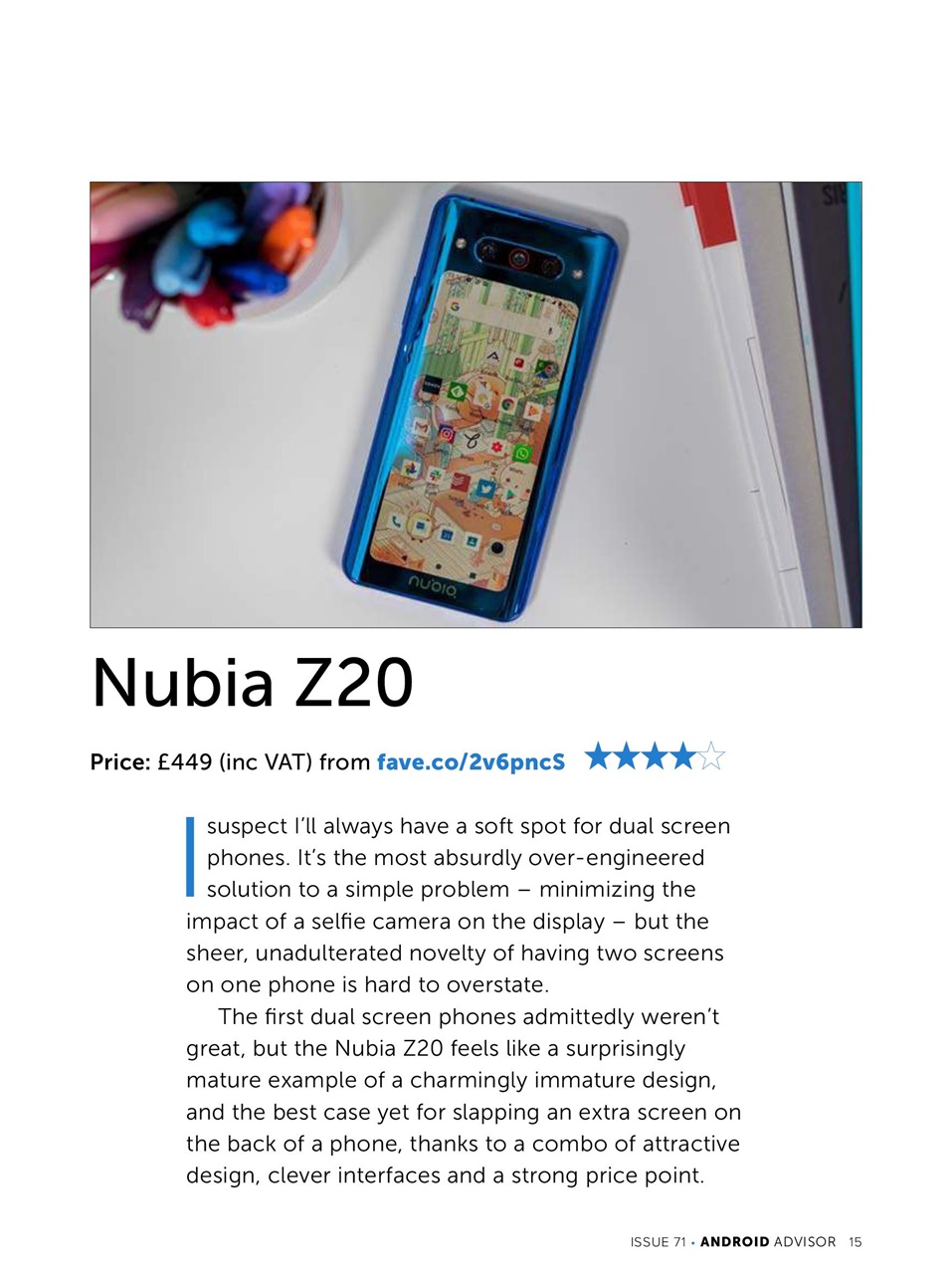 Android Advisor Preview Pages