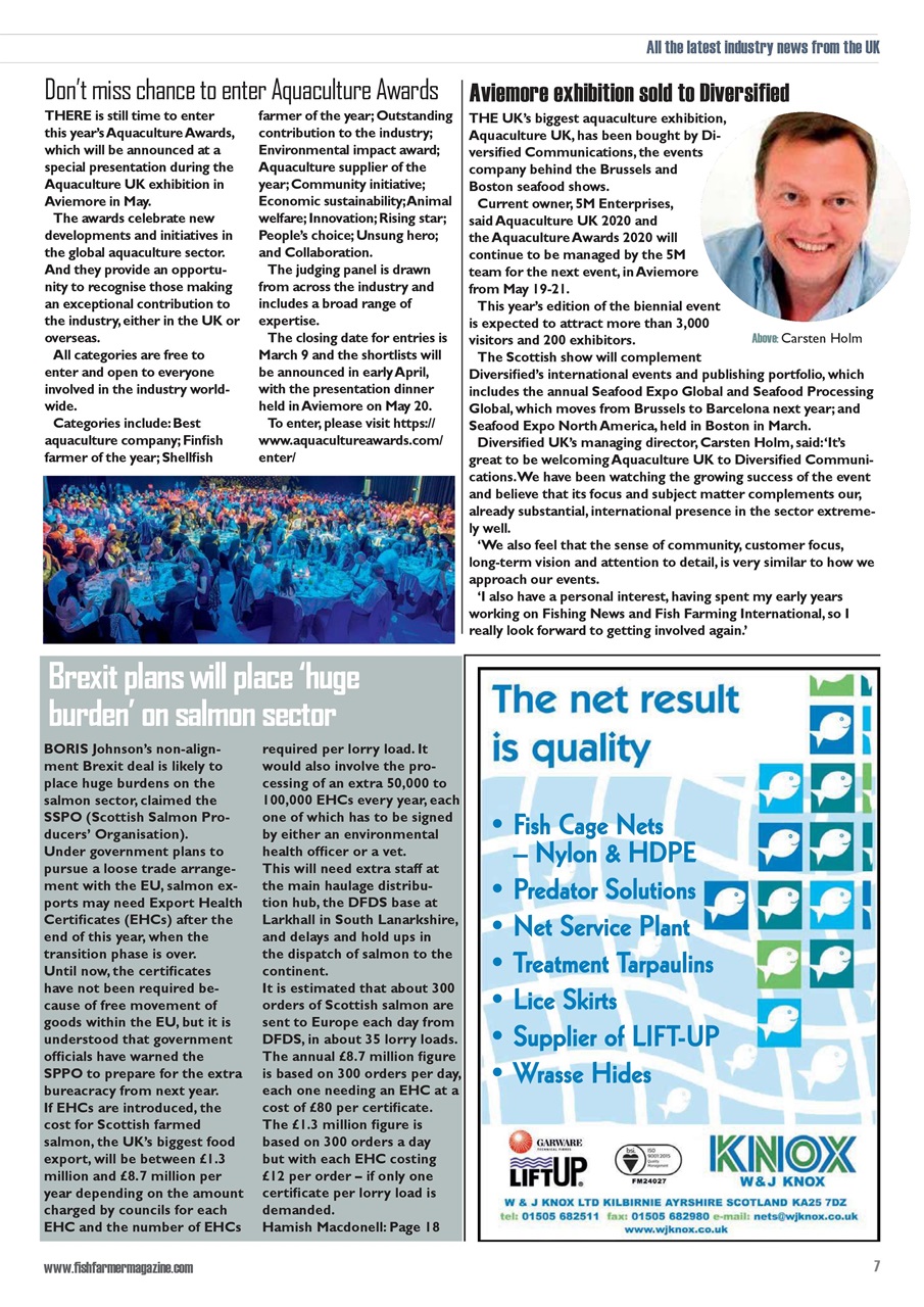 Fish Farmer Magazine Preview Pages