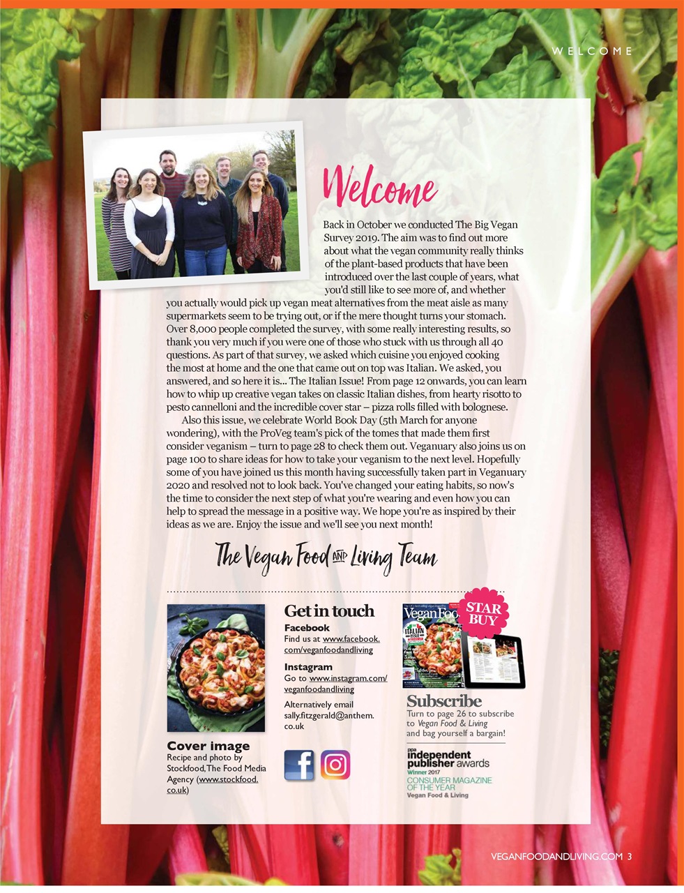 Vegan Food & Living Magazine Preview Pages