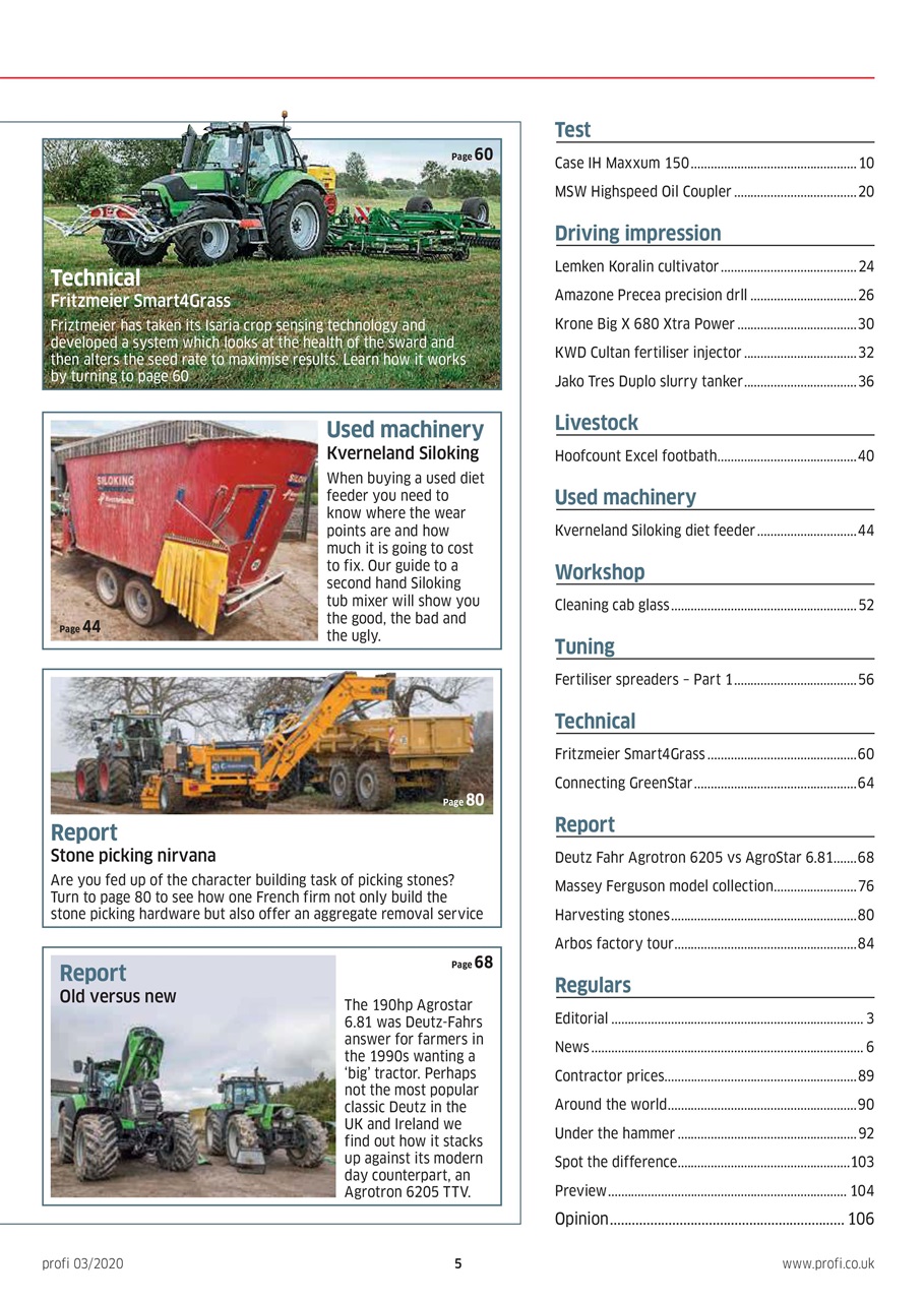Profi International Preview Pages