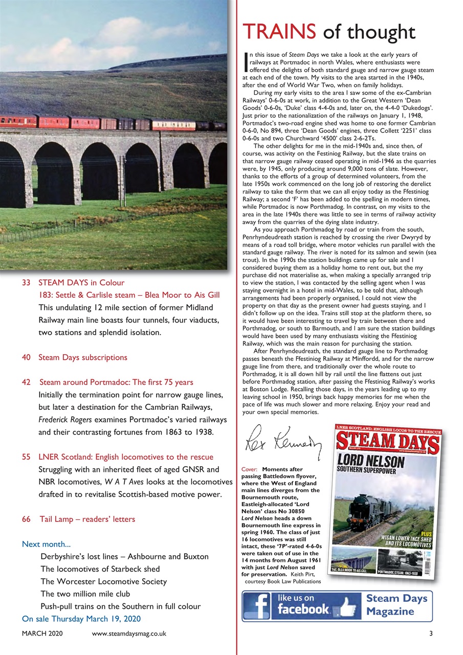 Steam Days Preview Pages