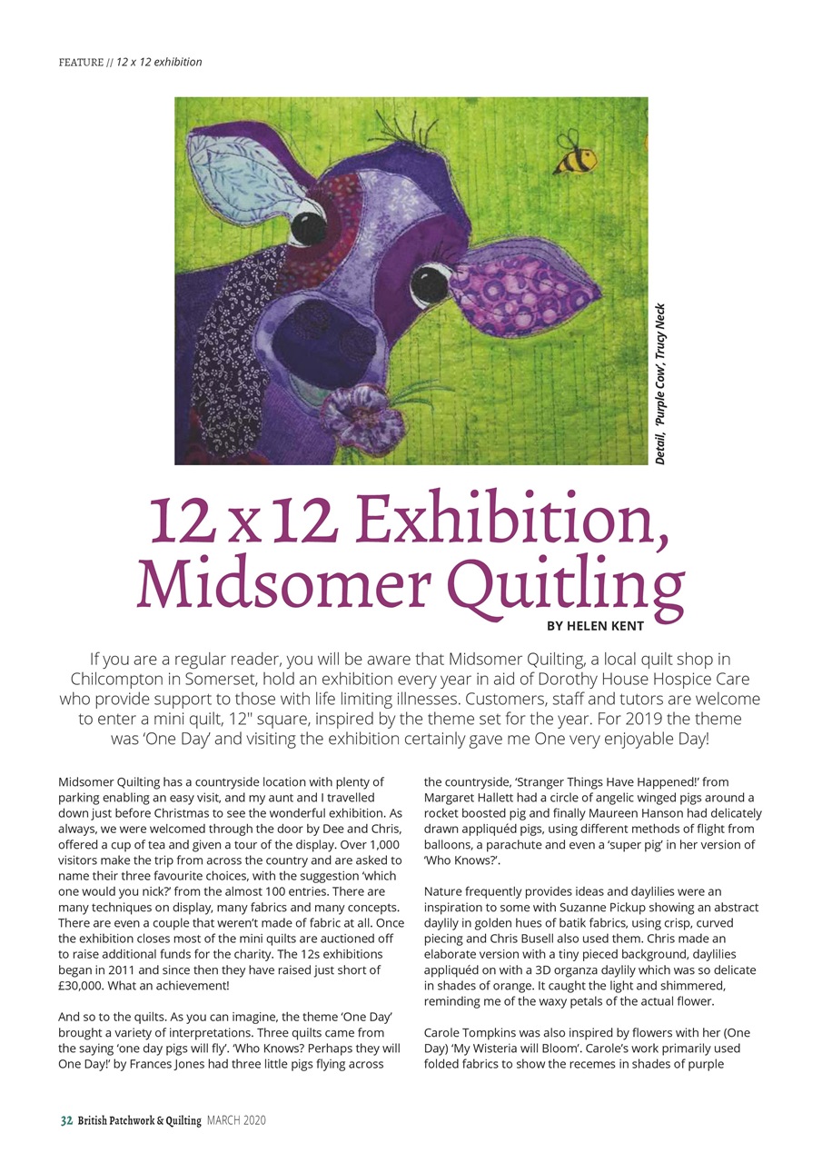 Patchwork and Quilting Preview Pages