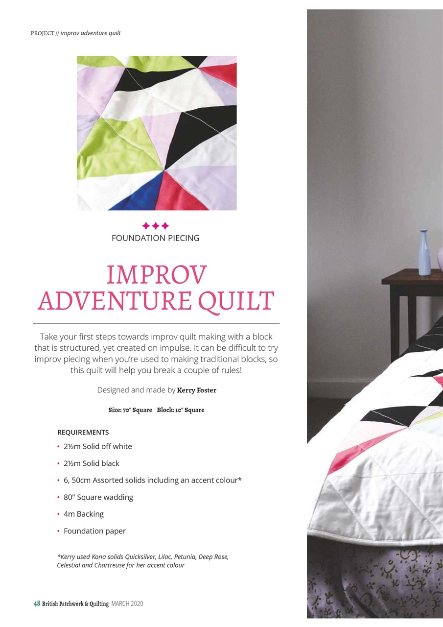 Patchwork and Quilting Preview Pages