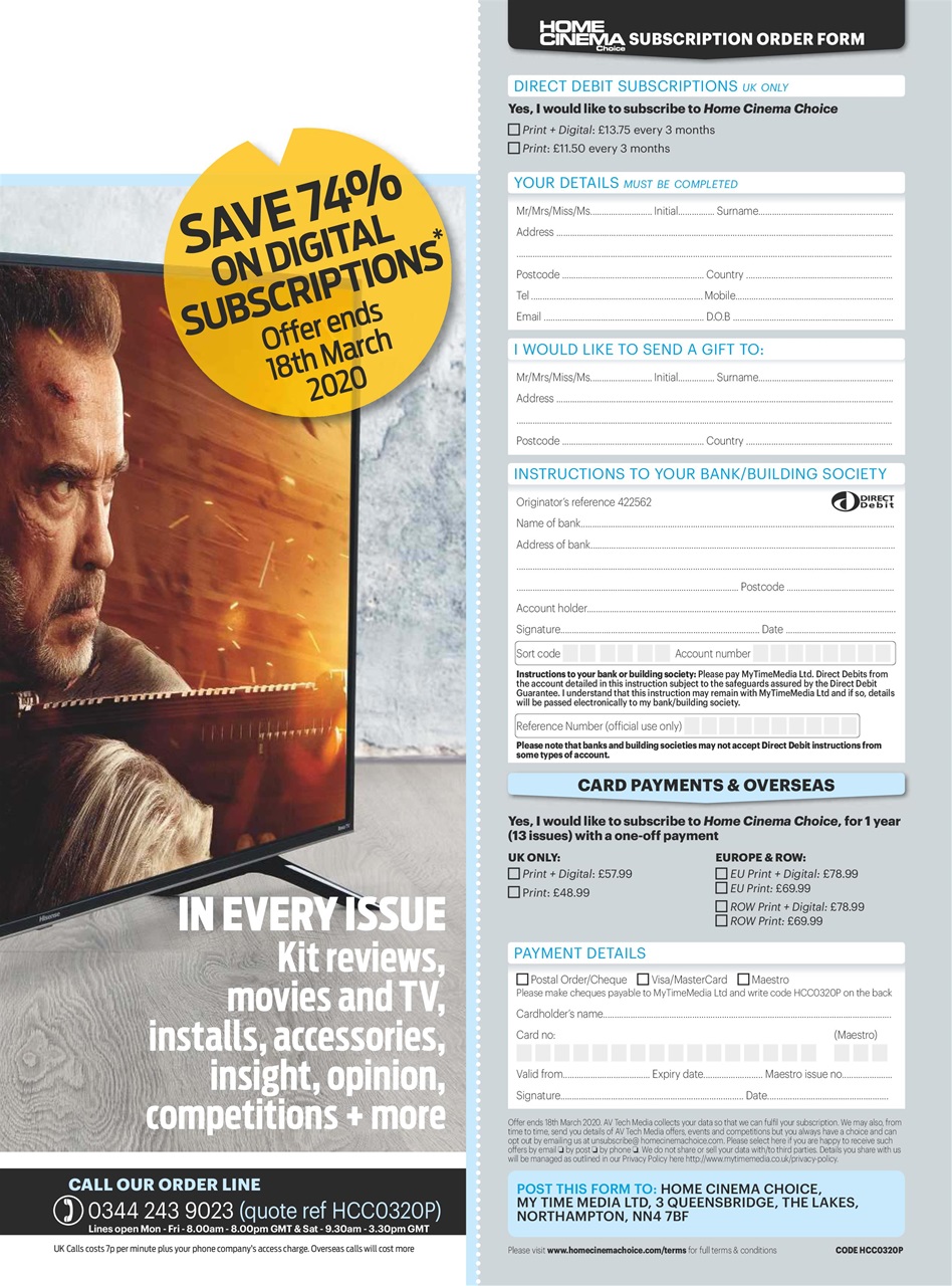 Home Cinema Choice Preview Pages