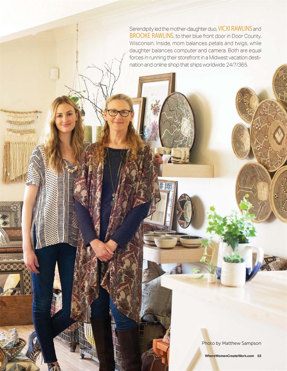 Where Women Create Work Preview Pages