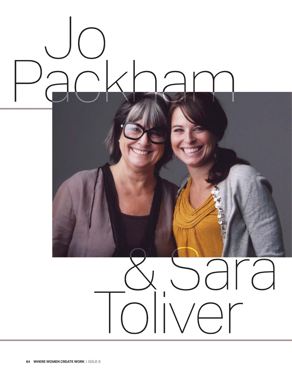 Where Women Create Work Preview Pages