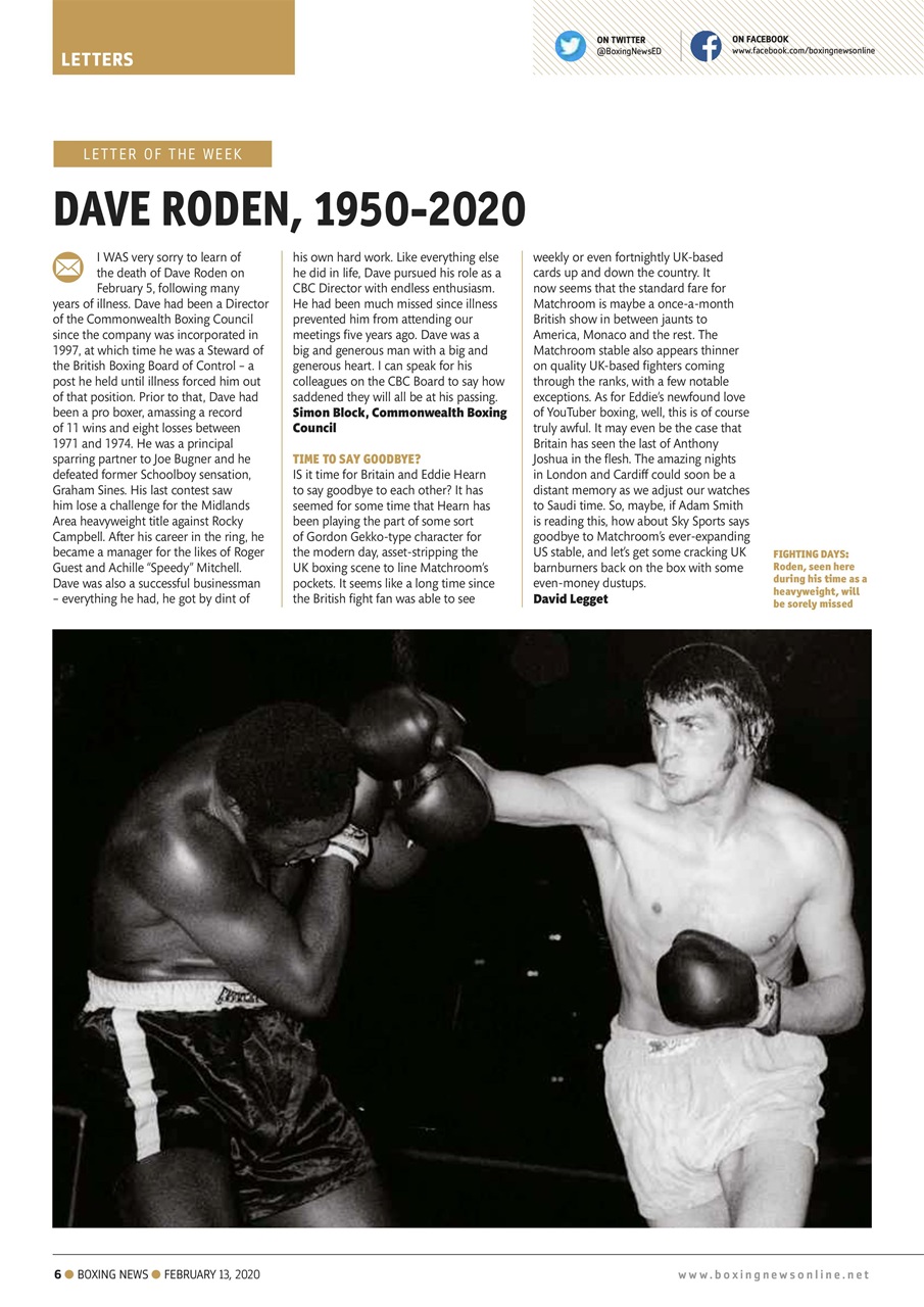 Boxing News Preview Pages