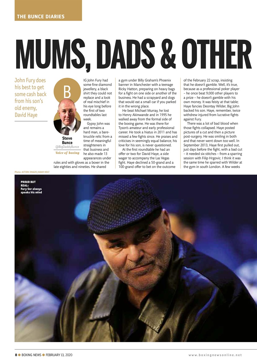 Boxing News Preview Pages