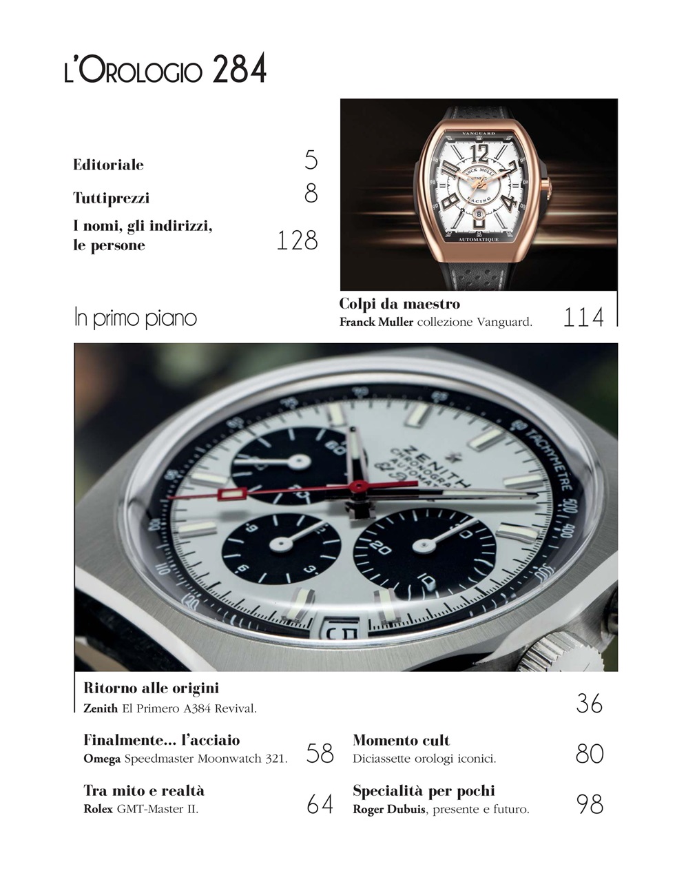 L'Orologio Preview Pages