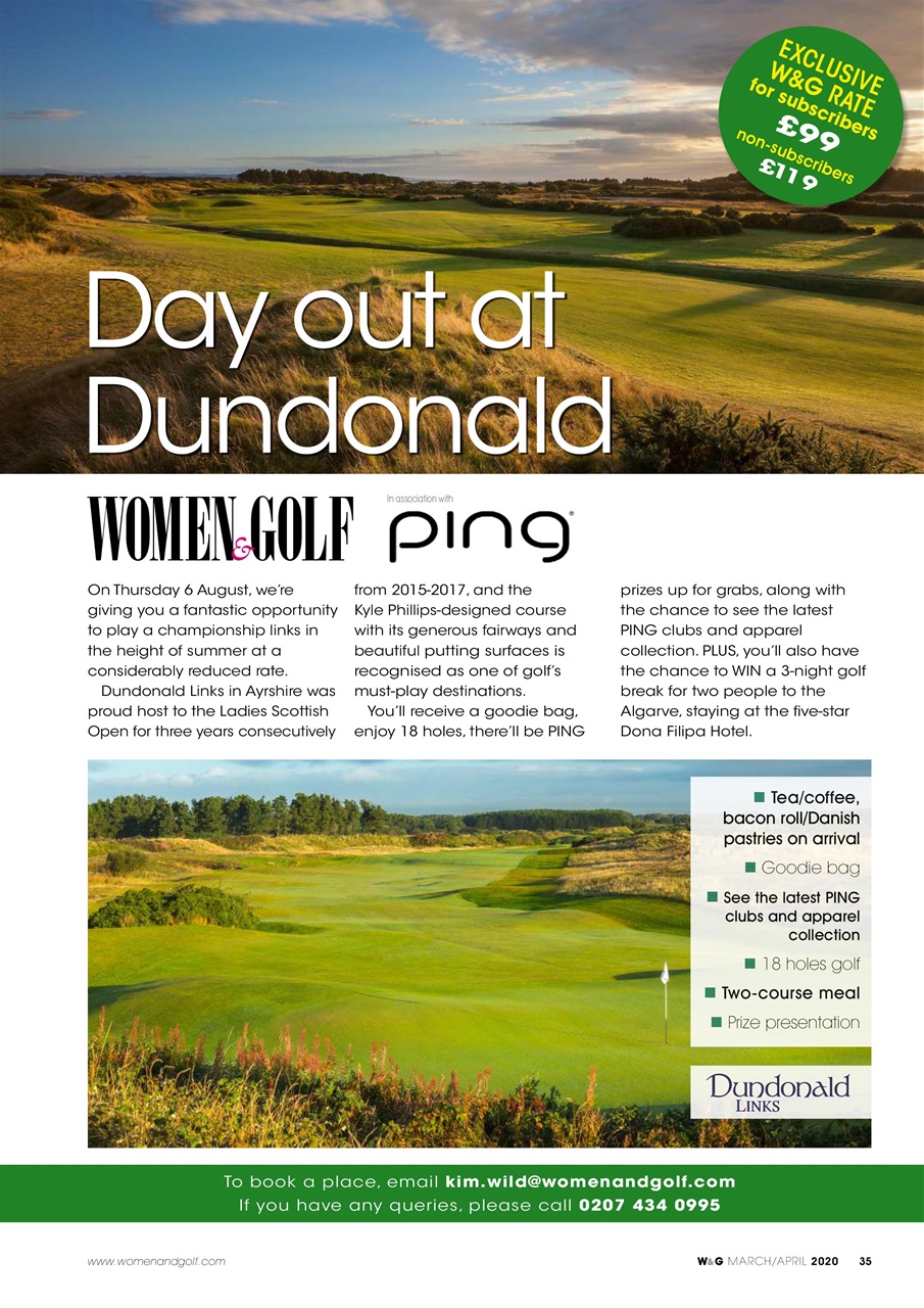 Women & Golf Magazine Preview Pages